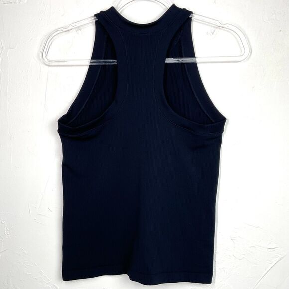 Athleta Navy Blue Renew Seamless Racerback Tank Top Medium - Picture 4 of 6